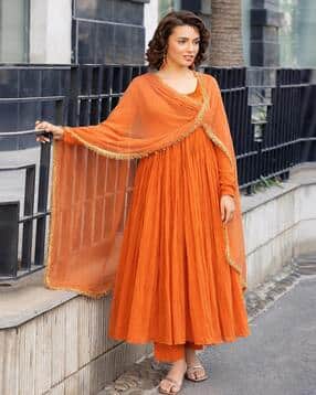 svaraa Women Embroidery Anarkali Kurta Suit Sets-picture-27