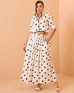 pink paprika by sassafras Women Polka-Dot Co-Ord Set-picture-22
