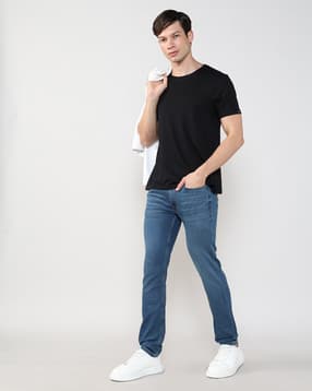 lee cooper Men Lightly Washed Slim Fit Jeans-picture-27