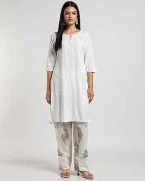 svrnaa by azorte All-Over Printed Straight Fit Pants-picture-43