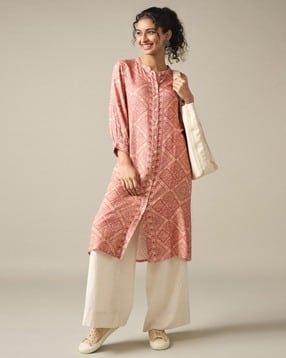 global desi Women Printed A-Line Kurta-picture-23