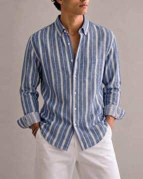 neonomad Men Striped Regular Fit Cotton Shirt-picture-42