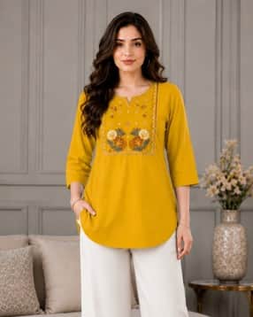 revangi Women Embroidery Tunic-picture-14