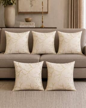 Set of 5 Velvet Cushion Covers