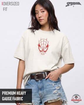 Spider-Man - Women's Oversized Graphic T-shirt-image-44