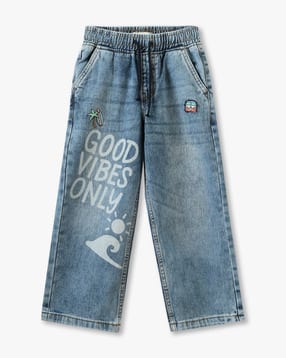 kb team spirit Boys Heavily Washed Straight Jeans-picture-32