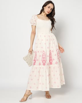 yousta Women Printed Tiered Dress-picture-37