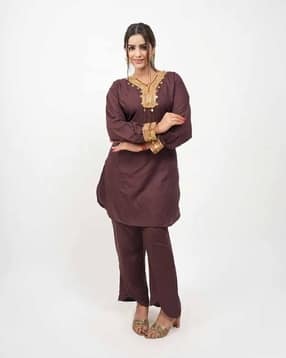 fashiontownie Women Embellished 2-Piece Co-Ord Set-picture-32