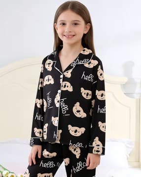 Girls Printed Top & Pants Set-image-12
