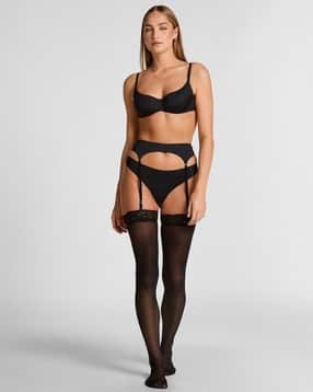 hunkemoller 30 Denier Lace Anti Ladder Stockings-picture-14
