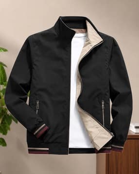 poshax Men Regular Fit Zip-Front Jacket-picture-21