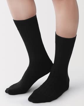 muji Men Right Angle Ribbed Business Socks-picture-17