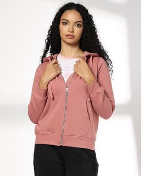teamspirit Women Regular Fit Zip-Front Hoodie-picture-48