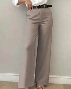 buda jeans co  Straight Fit Flat-Front Trousers-picture-14