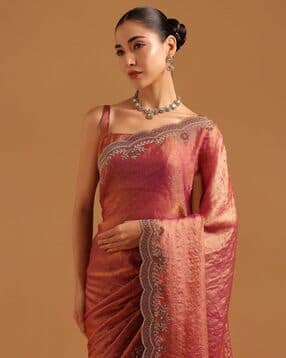 soch Women Embellished Saree with Blouse Piece-picture-22