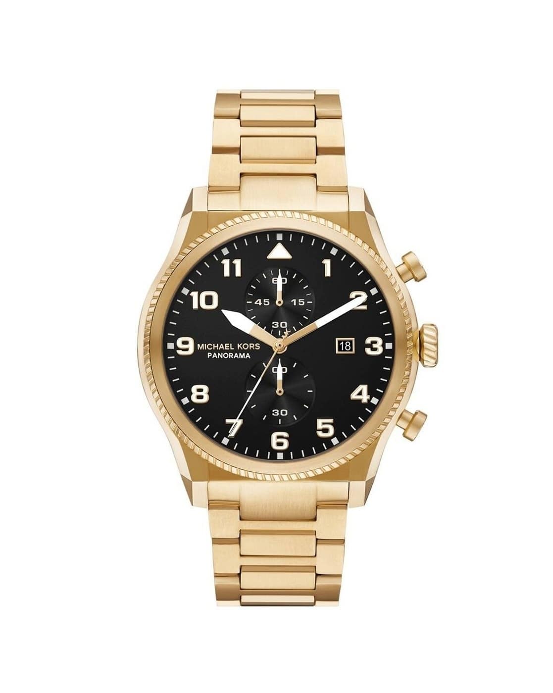 Buy Michael Kors Men Chronograph Panorama Watch MK9195 | Gold