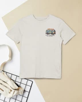 max Graphic Print Regular Fit Round-Neck T-Shirt-picture-41