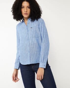 max Women Striped Regular Fit Shirt-picture-12