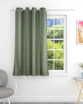 the conversion Premium Jute Eyelet Window Curtain-picture-11