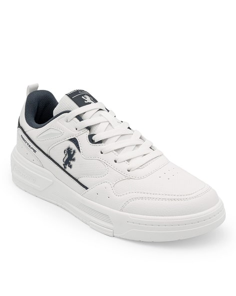 RED TAPE Men Round-Toe Lace-Up Sneakers Red - Image 3