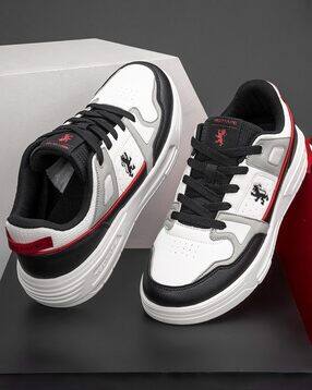 Men Round-Toe Lace-Up Sneakers-image-47