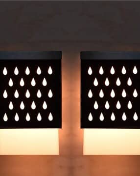 gojeeva Set of 2 Wooden Pendant LED Wall Lamps -picture-20