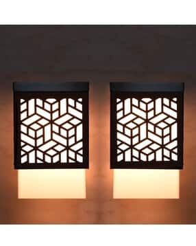 gojeeva Set of 2 Wooden Pendant LED Wall Lamps -picture-21