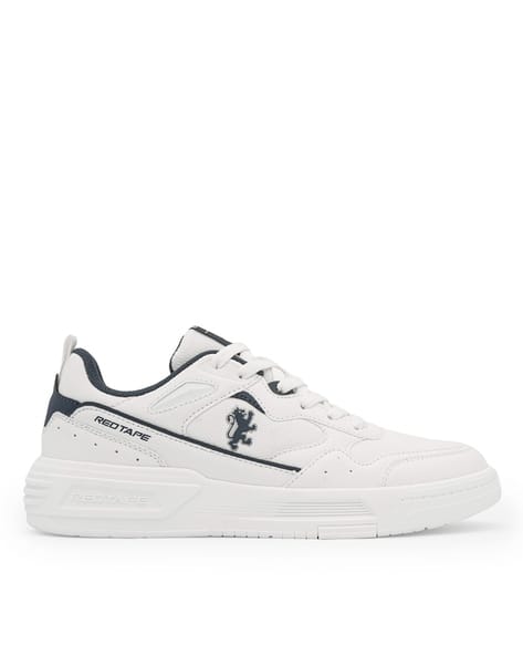RED TAPE Men Round-Toe Lace-Up Sneakers Red - Image 2