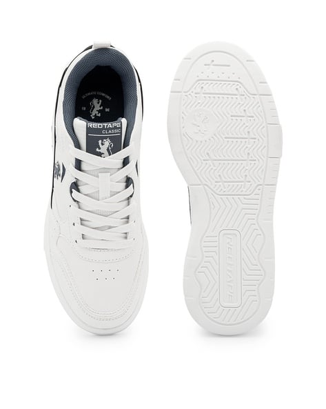 RED TAPE Men Round-Toe Lace-Up Sneakers Red - Image 6