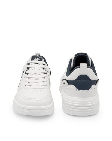 RED TAPE Men Round-Toe Lace-Up Sneakers Red - Image 5