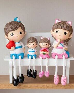 elegant lifestyle Unique Hanging Legs Statues Miniature Figurines -picture-11