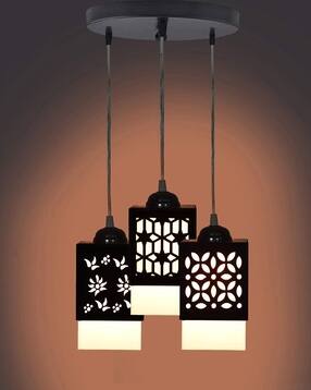 gojeeva kraft Zuper 3-Piece Wooden Pendant Ceiling Lamp-picture-10