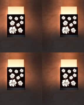 gojeeva kraft Set of 4 Zuper Wooden Wall Lamps-picture-28