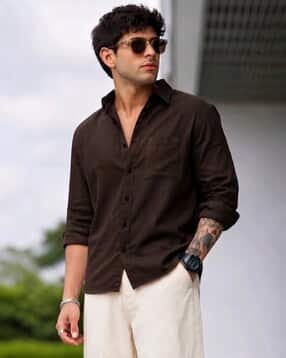 buda jeans co Men Regular Fit Spread-Collar Shirt -picture-28