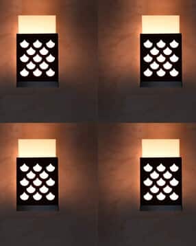 Set of 4 Zuper Wooden Wall Lamps-image-46