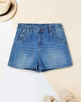 max Washed Regular Fit Denim Shorts-picture-25