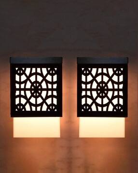 gojeeva Set of 2 Wooden Pendant LED Wall Lamps -picture-40