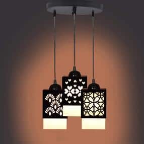 gojeeva Zuper 3 Light Creative Wooden Pendant Light Lamp -picture-30