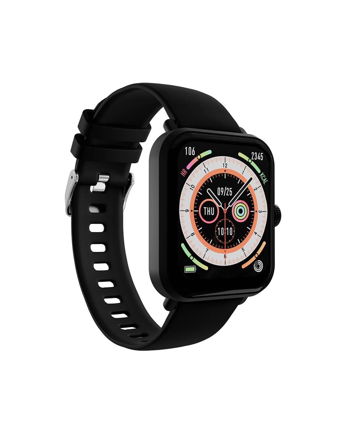 Timex Rectangular Shape Silicone Strap Smart Watch - TWIXW1800T