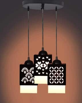 gojeeva Set of 3 Wooden LED Pendant Hanging Lights-picture-20