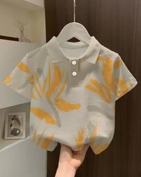 styleconnect Boys Printed Regular Fit Polo T-Shirt-picture-36