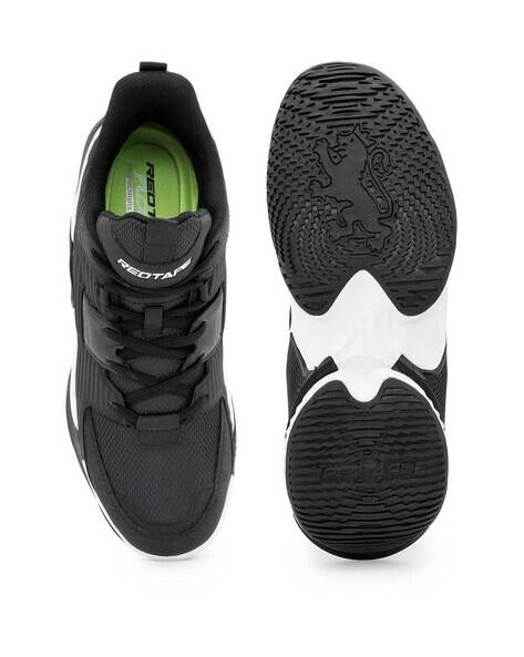 RED TAPE Men Red Colourblock Round-Toe Lace-Up Sneakers - Image 6