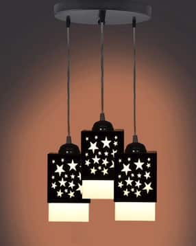 gojeeva Zuper 3 Light Creative Wooden Pendant Light Lamp-picture-16