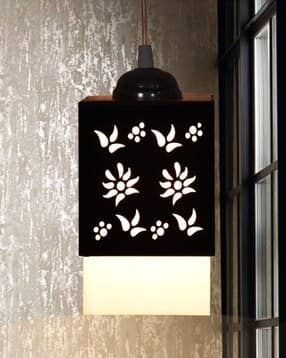 gojeeva Zuper 3 Light Square Creative Wooden Pendant Light Lamp-picture-12