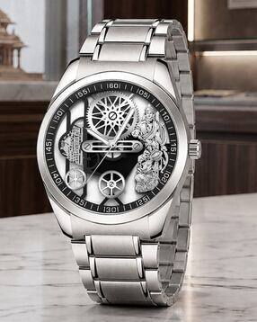 Men Round-Shaped Analogue Watch-CR-RM256-BLK-CH-image-32