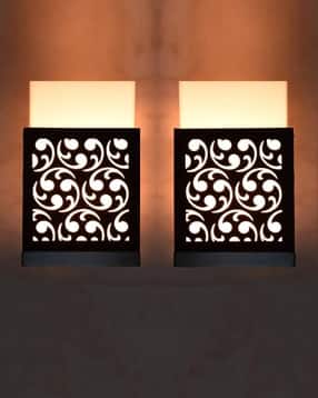 gojeeva kraft Pack of 2 Zuper Wooden Wall Lamps-picture-37