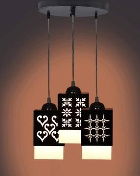 gojeeva Set of 3 Wooden LED Pendant Hanging Lights-picture-30