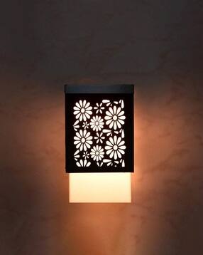 Wooden Floral Pattern LED Pendant Hanging Light-image-34