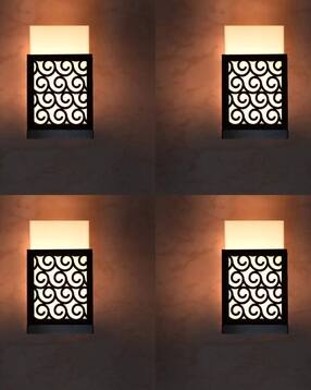 Set of 4 Zuper Wooden Wall Lamps-image-17