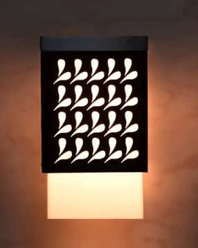 Set of 4 Wooden Pendant LED Wall Lamps -image-34
